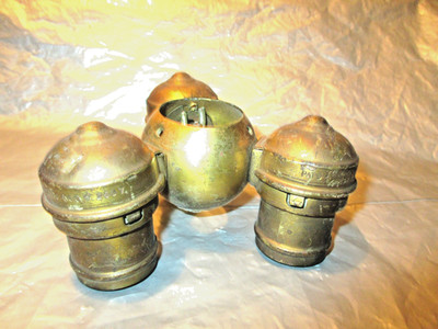 ANTIQUE~~BRASS~~BENJAMIN 3 SOCKETS LAMP PART