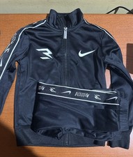 Nike Youth Boy's Jacket PANTS Tracksuit Set Black Size XS 3-4 Years 