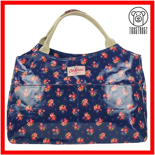Cath Kidston Open Tote Large Shoulder Bag Weekend Floral Shiny Oilcloth CP24