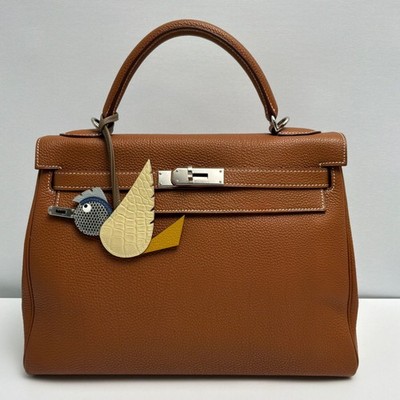 HERMES Exotic Birdy Bag Charm 