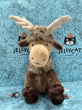 Jellycat Birchly Moose Plush Toys With Tags + Dust Bag Brand New