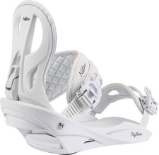 Nitro Rythm Snowboard Bindings Small White / Plum Women's US 3.5-7 New