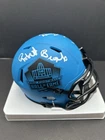 Earl Campbell and Robert Brazile Dual Autograph HOF Rave Mini Helmet COA