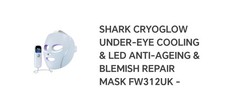 Shark CryoGlow  LED Light Therapy Face Mask Device and Controller