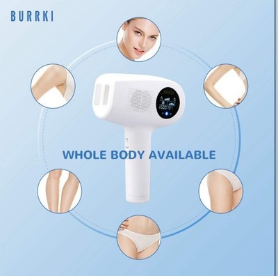 BURRKI Ice Feeling Epilierer Haarentfernung Körper IPL Laser Diät Beauty Hautpflege 