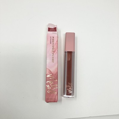 Mally XO Positively Plump Lip Gloss ~ Mega Maple  0.10 oz.
