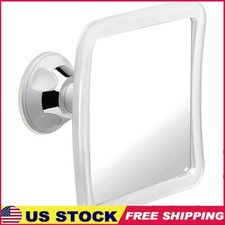 Fog Resistant Shatterproof Shower Mirror W/ Upgraded Suction Cup Travel Gift New