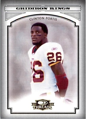 2006 Donruss Threads Pro Gridiron Kings Gold #9 Clinton Portis - FB