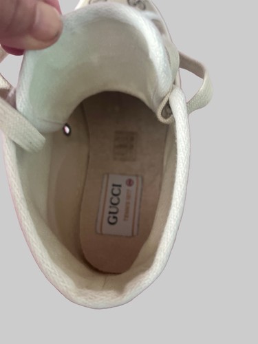 Gucci Tenis Plataforma Entrenadores Alta Top En Camel Ébano Reino Unido 2.5 Ajuste Reino Unido 3 - Imagen 5 de 9