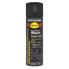 Rust-Oleum V2177838 Rust Preventative Spray Paint, Black, Semi-Gloss, Solvent,