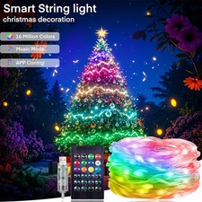 Fairy USB 10m/33ft Smart Rgb Lighting String Waterproof with App Control Mus