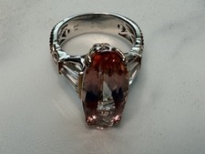 womens size 7 morganite ring