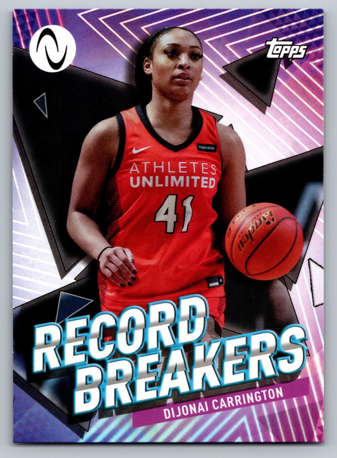 2023 Topps Athletes Unlimited All Sports #RB-16 DiJonai Carrington – Basketball