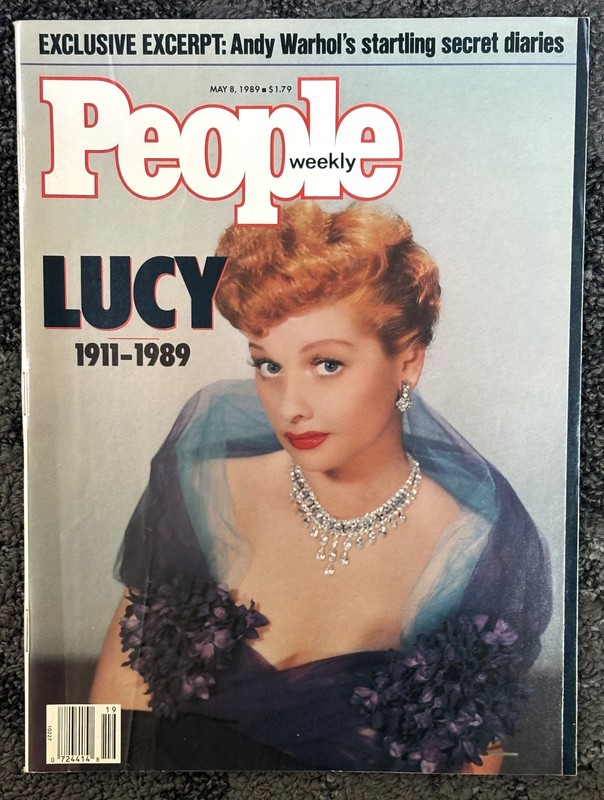 PEOPLE WEEKLY MAGAZINE May 8 1989 LUCY 1911-1989 Vintage Lucille Ball NO LABEL