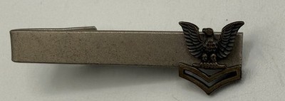 2nd Class Petty Officer U.S. Navy with Eagle & Chevron Tie Bar Clip
