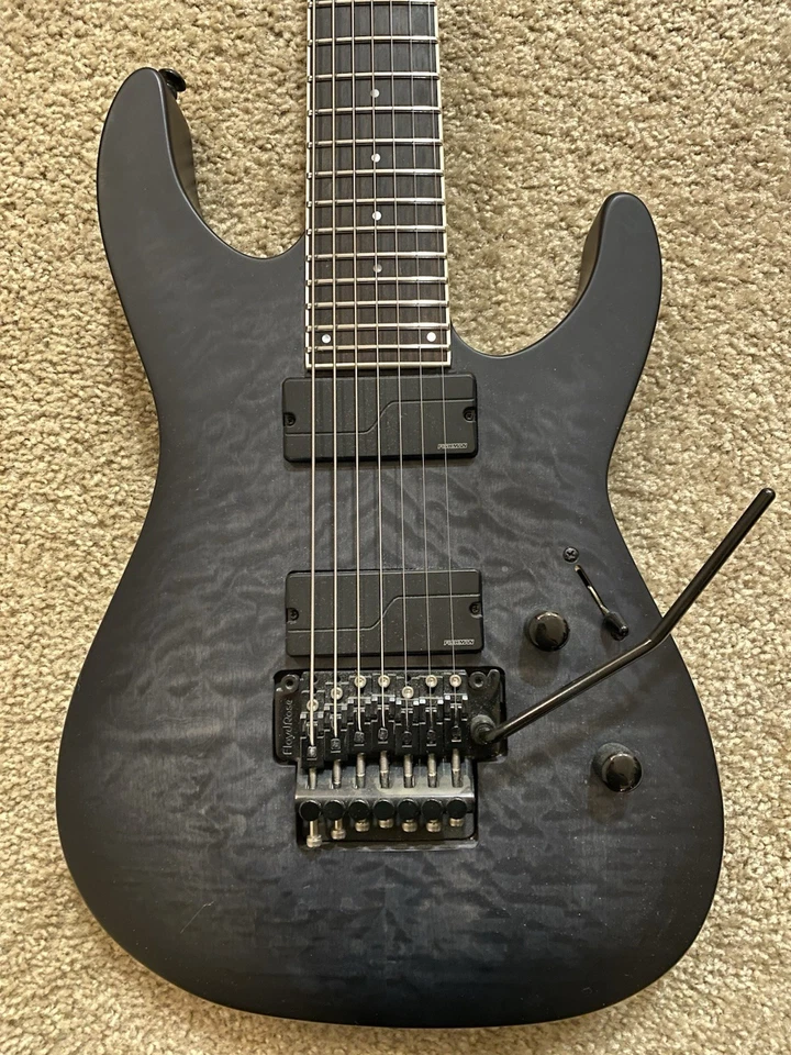 Guitarra eléctrica de 7 cuerdas ESP LTD Deluxe M-1007  Foto 2 de 4