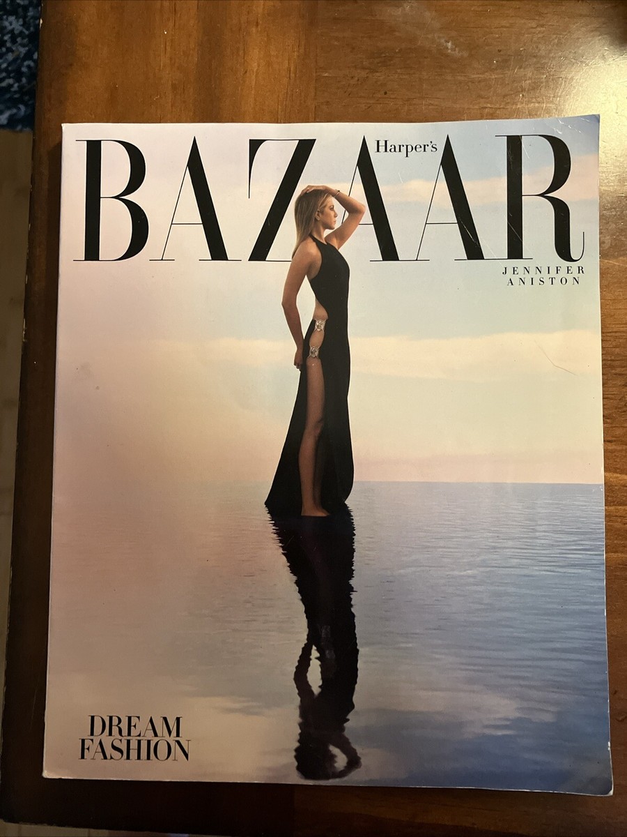HARPER'S BAZAAR MAGAZINE APRIL 2016 JENNIFER ANISTON DREAM FASHION