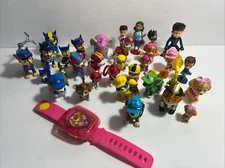 Huge 33 Paw Patrol Lot Figures -  Chase • Marshall Sky • Rubble • Good Rare Mix