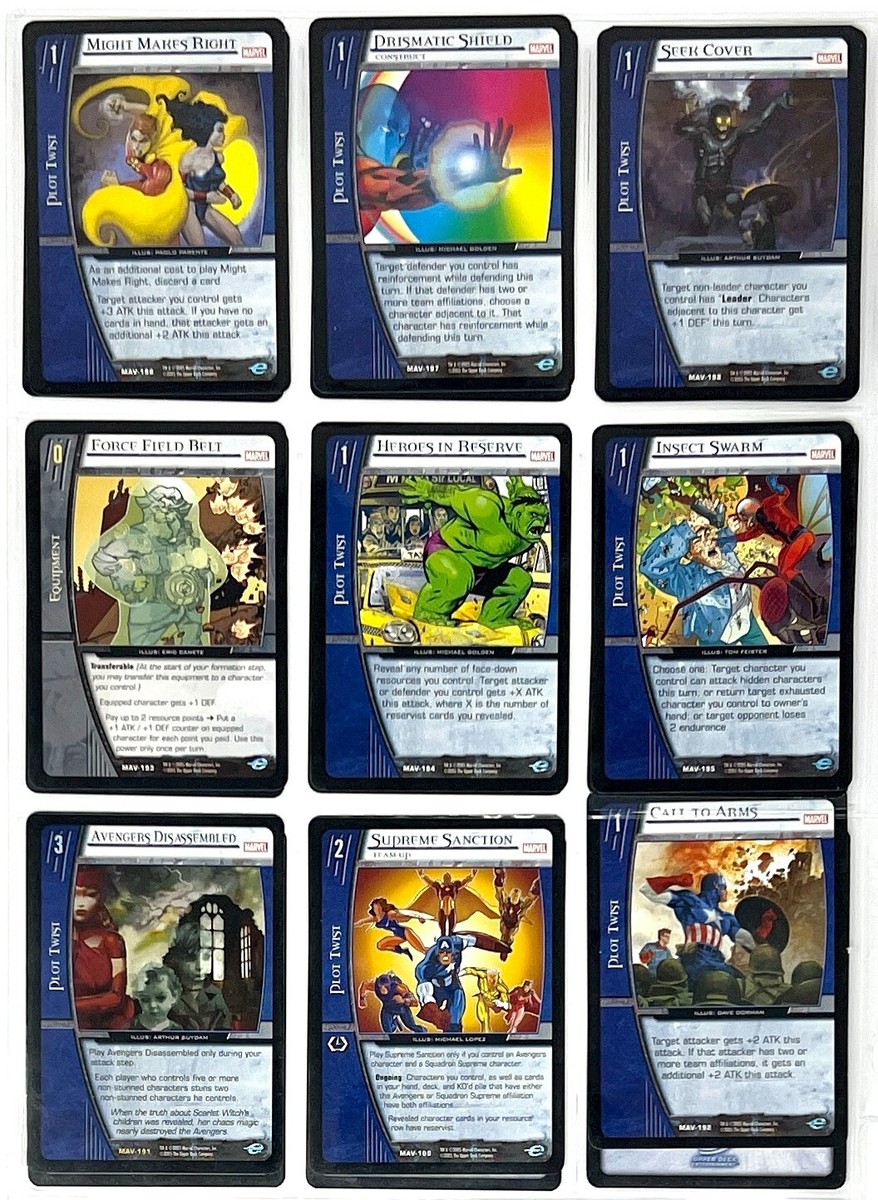 Booster Vs System : The Avengers Marvel VF - 2005 Upperdeck – Cartes à Collectionner Avengers