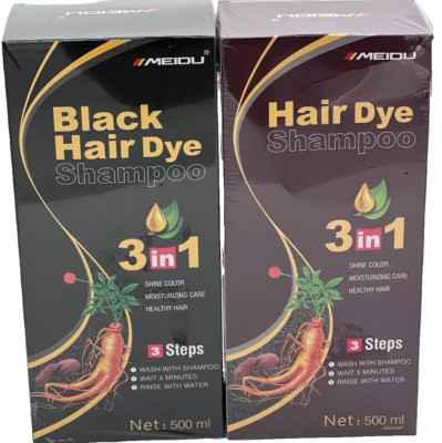 MEIDU - Instant Hair Dye Shampoo 3 in 1-Herbal Ingredients CHOOSE