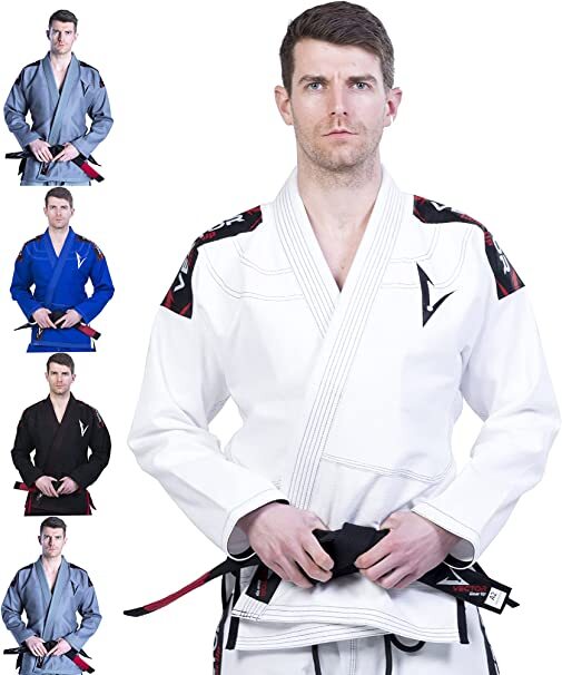 VectorSports Brasileño Unisex Adulto GI Judo Uniforme Kimonos ATTILA SERIE BJJ GI