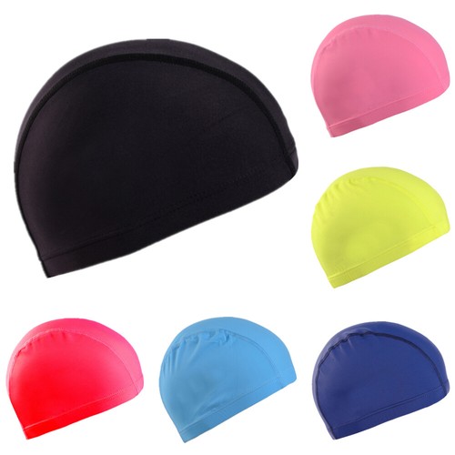 Swim Pool Hat Plain Swim Head Cap | eBay