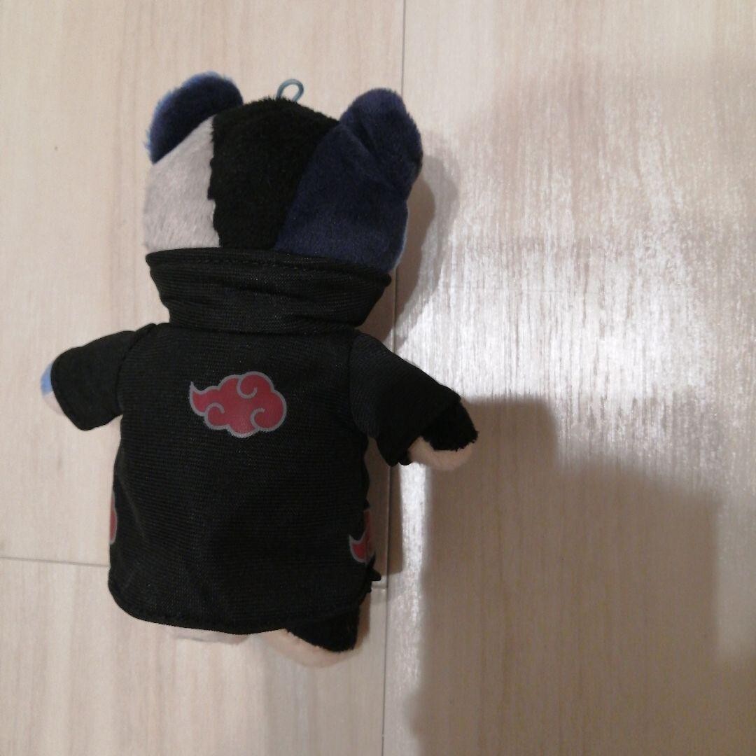 Naruto Exhibition Sasuke Bear Akatsuki Ver Mascot Plush Toy 5.7in