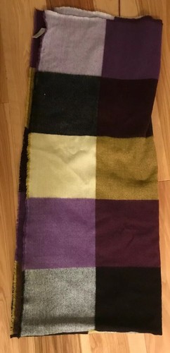 Damen Schal Multi-Tri Farben Acryl Schal, Decke oder Shaw Neu mit Etikett!!! - Bild 6 von 8
