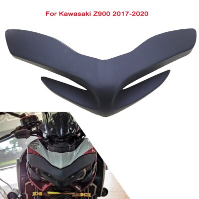Masque De Nez Avant Carbone Pour Kawasaki Z900 2017-2019 - Pièce Carénage Moto, Style Sportif