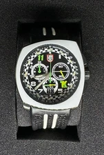 Luminox Tony Kanaan Chrono Steel Case Black Dial XL.1143 Series Men's Watch