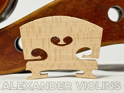 Quality Pre Fitted Violin Bridge,Choose Size- 4/4 3/4 1/2 1/4 1/8,Free Shipping! - Image 1 of 4