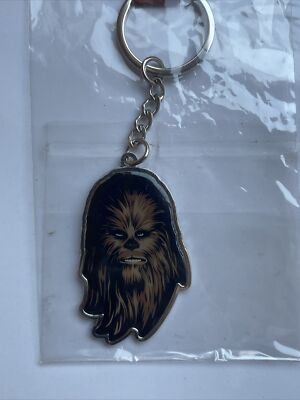 Star Wars Chewbacca Chewie Metal Keyring Lucas Films Disney NWT