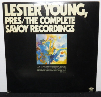 LESTER YOUNG PRES/THE COMPLETE SAVOY RECORDINGS (VG+) SJL-2202 LP VINYL RECORD