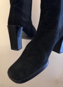 damen stiefeletten schwarz wildleder