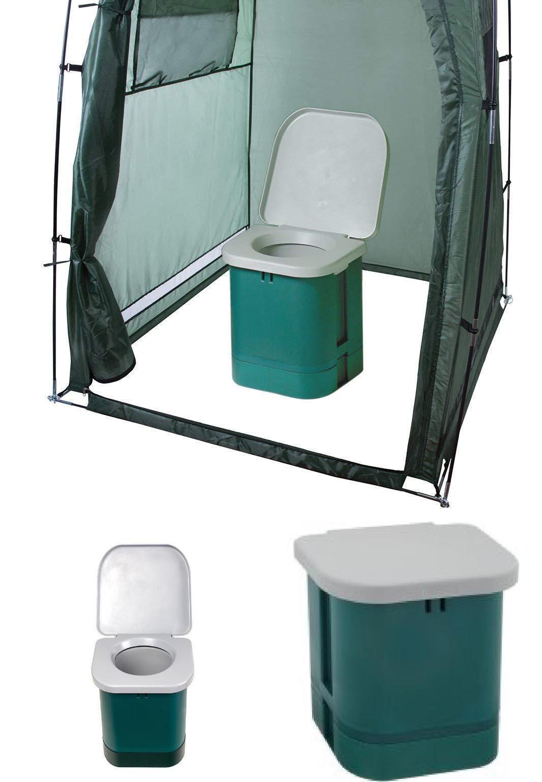 Woordvoerder beu Intrekking Easy-Go/Transport/Store Comfortable Portable Camping Toilet (up to 350 lbs)  NEW 11319357723 | eBay