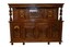 showy antique french breton cabinet, oak, 1940s