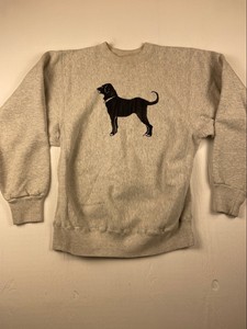 yellow black dog sweatshirt