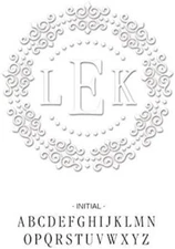 Custom Initial Embosser - Personalize with Initials - Hand-Held Embossing Stamp