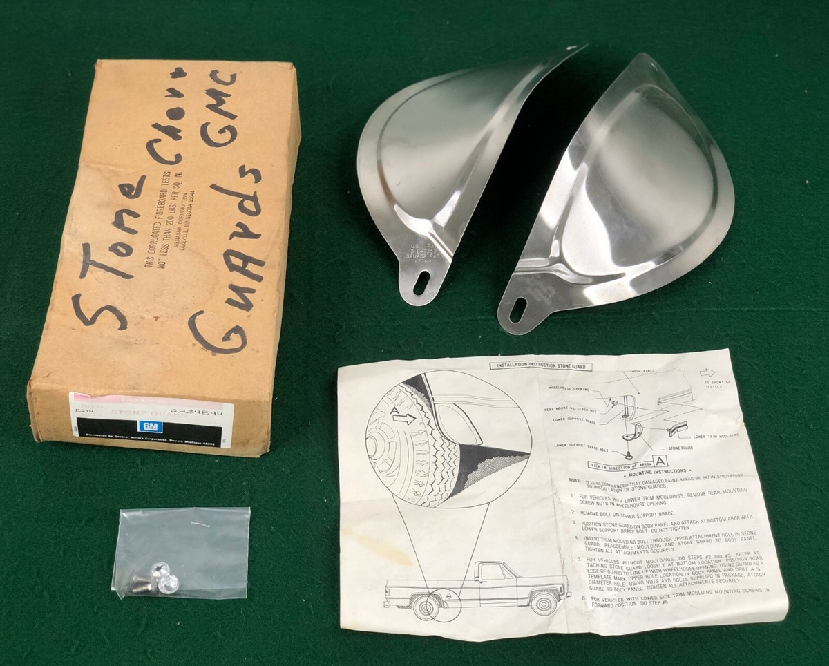 中国　堆朱 NOS 1973-86 Chev/GMC Truck Fleetside Box Rear Quarter Panel