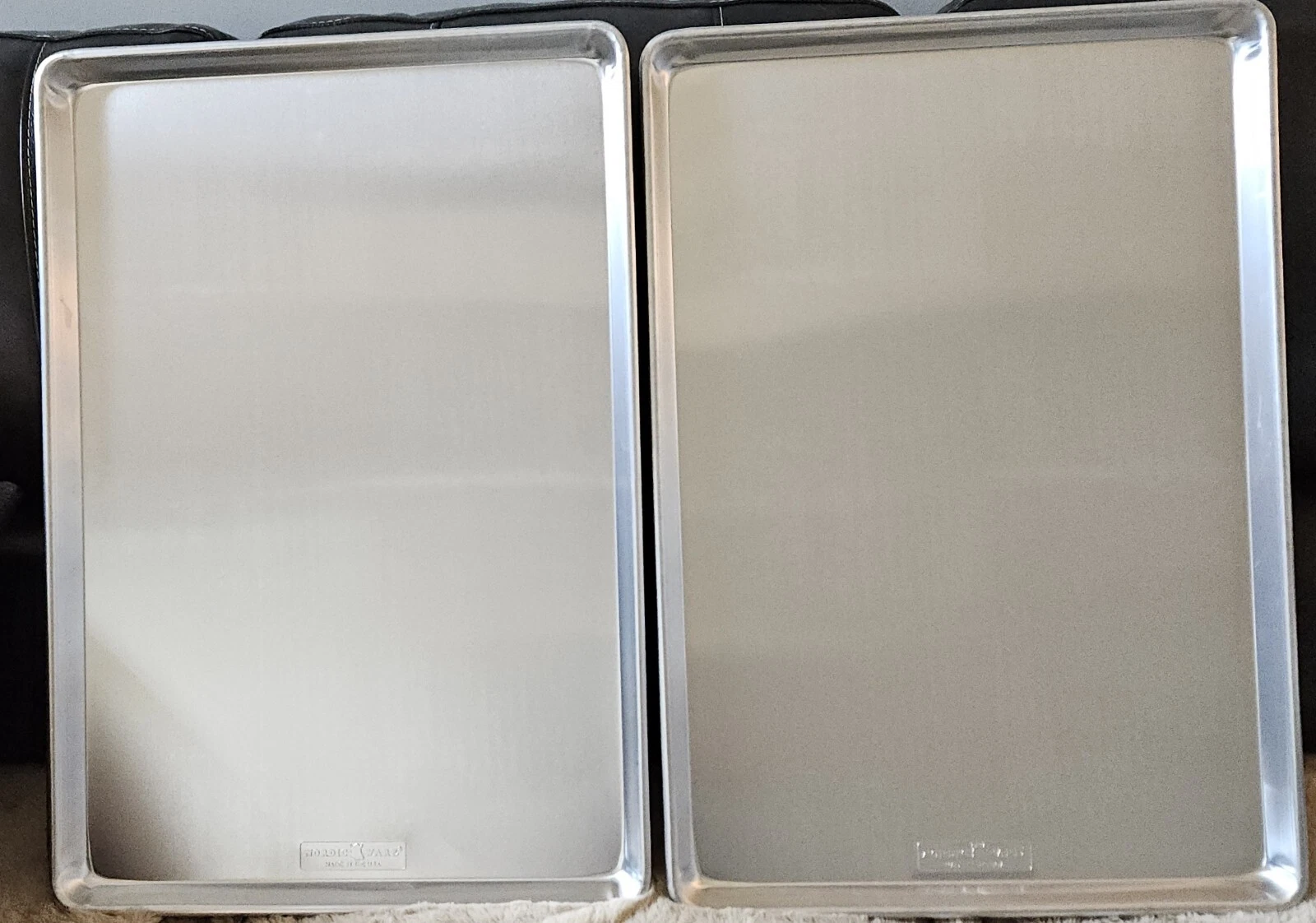 NEW! TWO (2) NORDIC WARE Baking Sheets COMMERCIAL OVEN SIZE Catering 26"Lx18"W