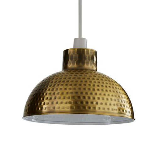 Vintage Ceiling Light Shade Easy Fit Pendant Metal Lampshade Kitchen Living Room - Picture 6 of 13