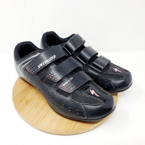 Specialized Mens 7.5 Cycling Bike Shoes Black 3 Strap Sport Touring - Picture 5 of 11