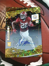 NAJEE HARRIS 2021 Panini Prestige Xtra Points Gold Rookie Auto #209 Steelers