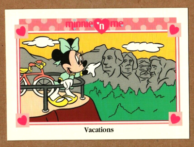 1991 Impel Disney Minnie 'N Me Disney Card - #15 Vacations BUY 2