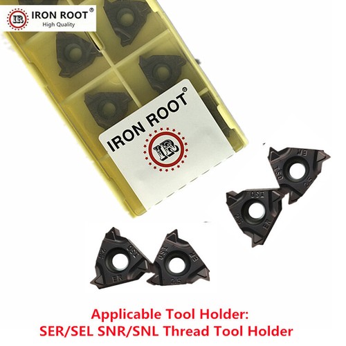 IRON ROOT 10P 16ERM 2.5ISO TG6018 CNC Lathe Tool Thread Insert Carbide Insert - Picture 3 of 6