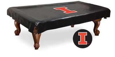 University of Illinois Pool Table Cover w/ Fighting Illini Logo
