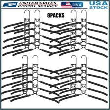 8 Pcs Multi Layer Clothes Hangers 5 in 1 Sweater Shirt Hanger for Shirts Space
