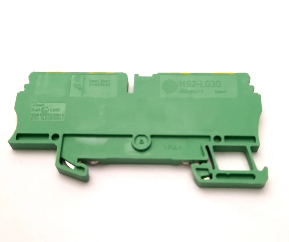 Lot Of 8 Allen Bradley 1492-LG3Q Feed Through Grounding Terminal Block 600V - Image 3 of 4