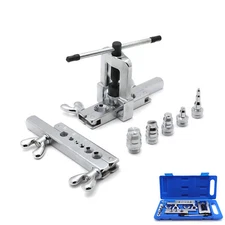 Blue Flaring Tool Kit Set Water Gas Automotive Plumbing O.D.14Pcs Tubing Kit