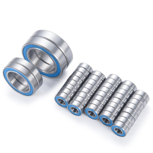 Blue Ball Bearing Metric Rubber Sealed Chrome Steel For 1/10 Axial TRX6 ABEC3 P6 - Picture 169 of 186